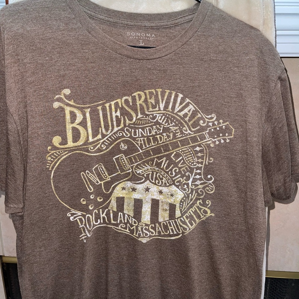 Sonoma Brown Blues Revival Graphic Tee